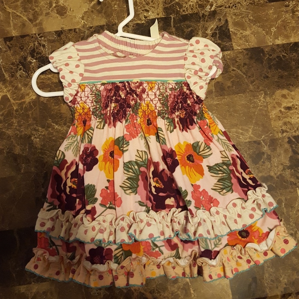 Matilda Jane Tea time dress with diaper cover